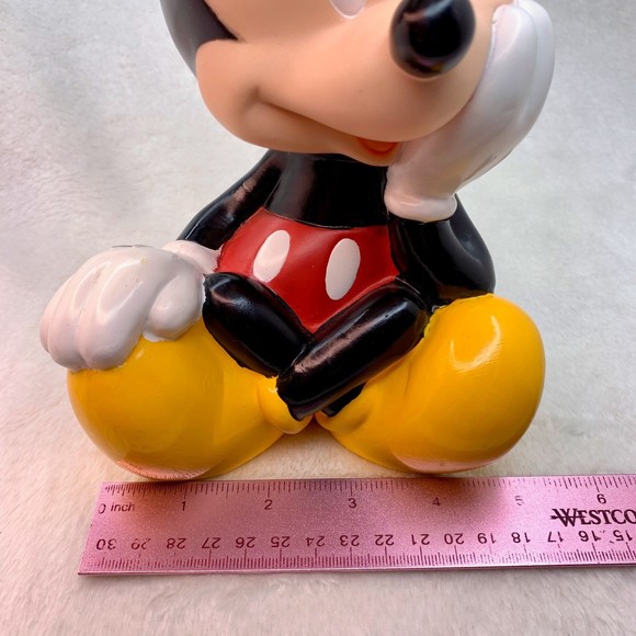 Walt Disney Vintage Mickey Mouse Applause Coin Holder Piggy Bank - Picture 7 of 12